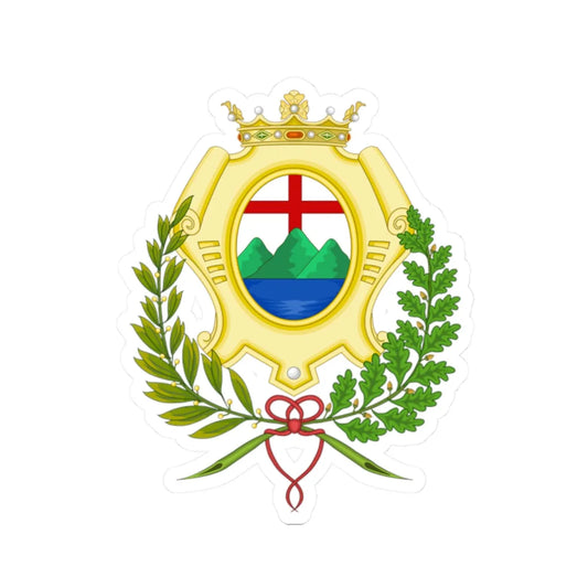 Pietra Ligure-Stemma (Italy) (Coat of Arms) STICKER Vinyl Kiss-Cut Decal 2 Inch White - The Sticker Space