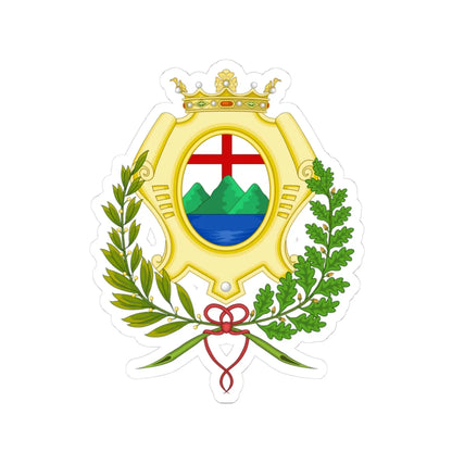 Pietra Ligure-Stemma (Italy) (Coat of Arms) STICKER Vinyl Kiss-Cut Decal 3 Inch White - The Sticker Space