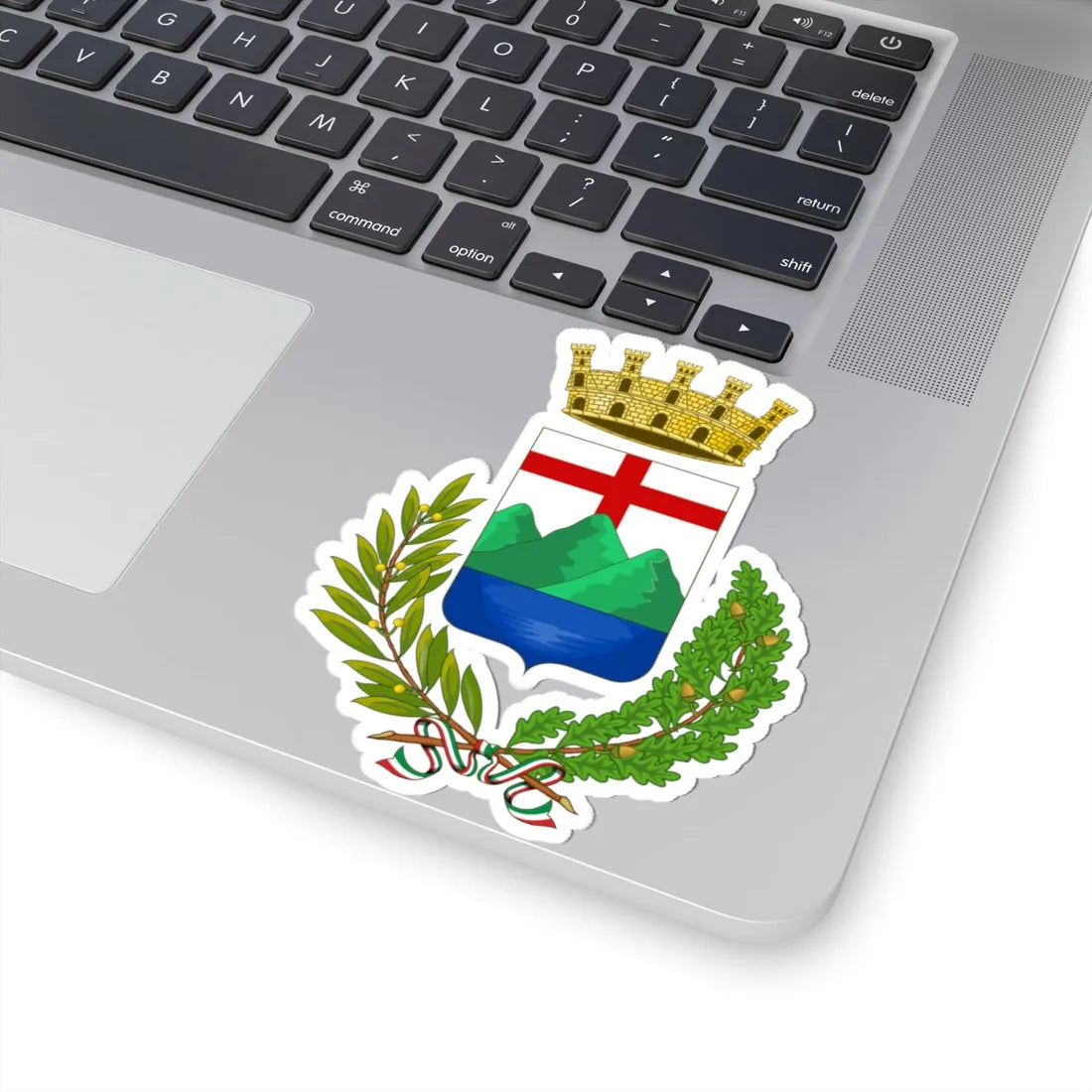 Pietra Ligure-Stemma2 (Italy) (Coat of Arms) STICKER Vinyl Kiss-Cut Decal - The Sticker Space