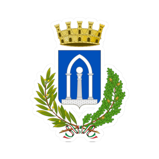 Pietrasanta-Stemma (Italy) (Coat of Arms) STICKER Vinyl Kiss-Cut Decal 2 Inch White - The Sticker Space