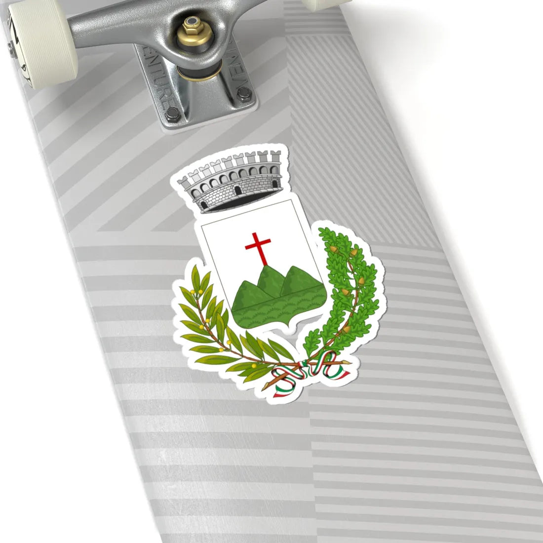 Pieve di Teco-Stemma (Italy) (Coat of Arms) STICKER Vinyl Kiss-Cut Decal - The Sticker Space