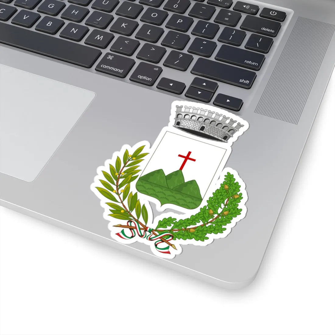 Pieve di Teco-Stemma (Italy) (Coat of Arms) STICKER Vinyl Kiss-Cut Decal - The Sticker Space