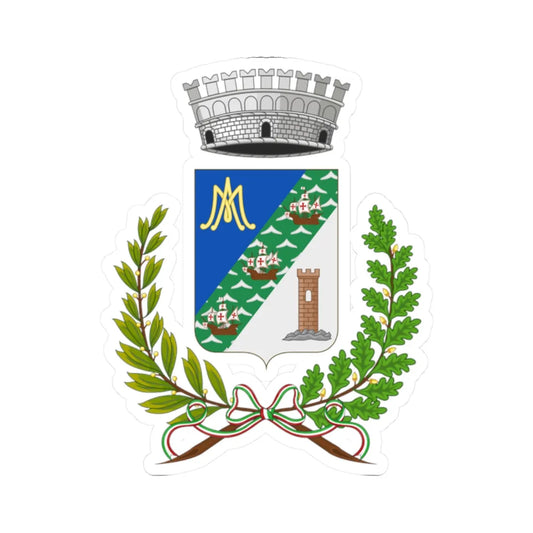 Pieve Ligure-Stemma (Italy) (Coat of Arms) STICKER Vinyl Kiss-Cut Decal 2 Inch White - The Sticker Space