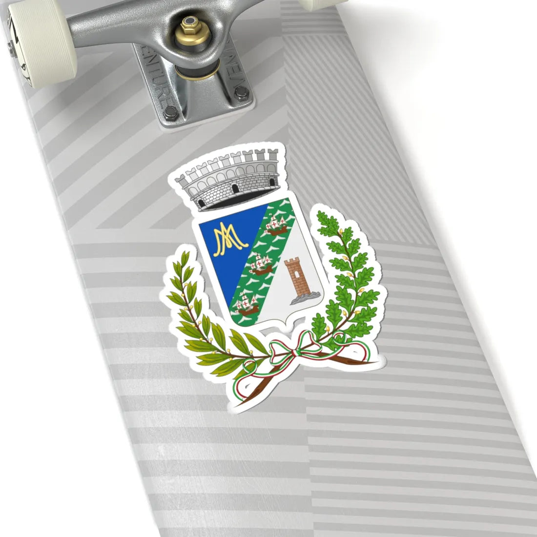 Pieve Ligure-Stemma (Italy) (Coat of Arms) STICKER Vinyl Kiss-Cut Decal - The Sticker Space