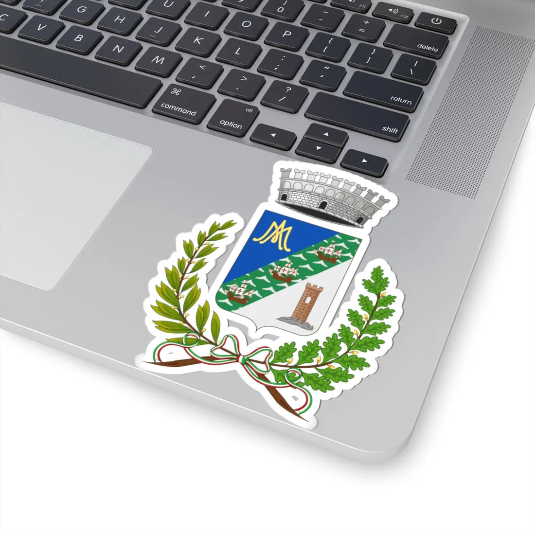 Pieve Ligure-Stemma (Italy) (Coat of Arms) STICKER Vinyl Kiss-Cut Decal - The Sticker Space