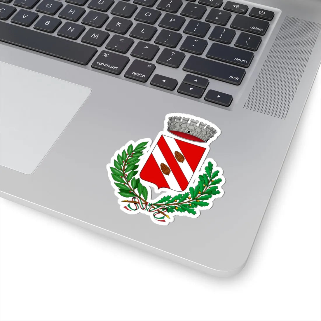 Pigna-Stemma (Italy) (Coat of Arms) STICKER Vinyl Kiss-Cut Decal - The Sticker Space