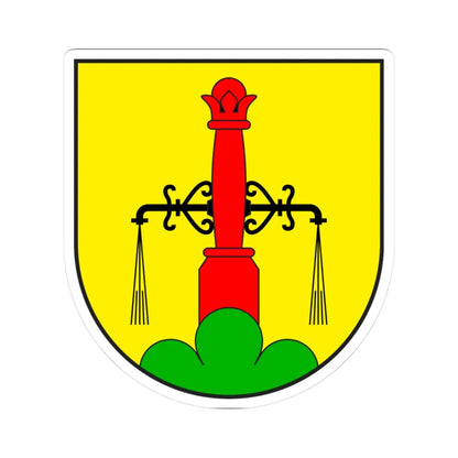 Pignia wappen (Switzerland) (Coat of Arms) STICKER Vinyl Kiss-Cut Decal 3 Inch White - The Sticker Space