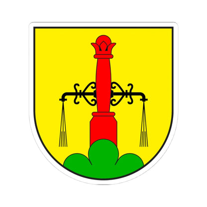 Pignia wappen (Switzerland) (Coat of Arms) STICKER Vinyl Kiss-Cut Decal 4 Inch White - The Sticker Space
