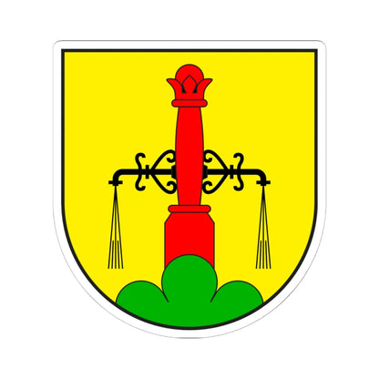 Pignia wappen (Switzerland) (Coat of Arms) STICKER Vinyl Kiss-Cut Decal 6 Inch White - The Sticker Space