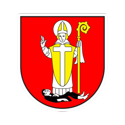 Pigniu wappen (Switzerland) (Coat of Arms) STICKER Vinyl Kiss-Cut Decal 2 Inch White - The Sticker Space