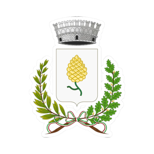 Pignone Italia-Stemma (Italy) (Coat of Arms) STICKER Vinyl Kiss-Cut Decal 2 Inch White - The Sticker Space