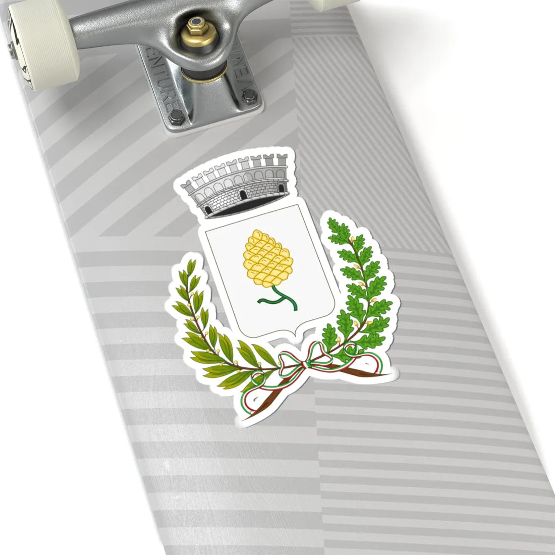 Pignone Italia-Stemma (Italy) (Coat of Arms) STICKER Vinyl Kiss-Cut Decal - The Sticker Space