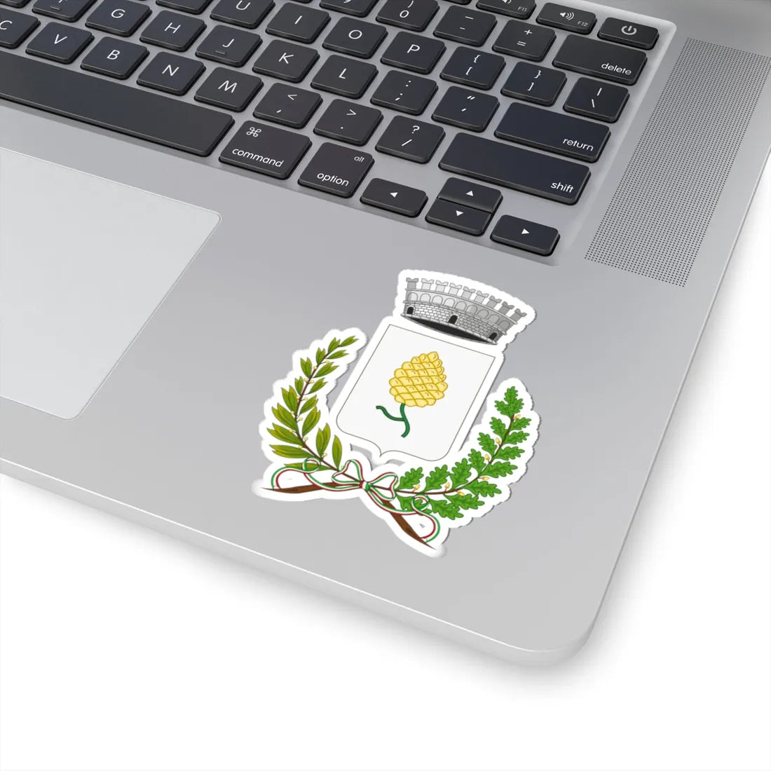 Pignone Italia-Stemma (Italy) (Coat of Arms) STICKER Vinyl Kiss-Cut Decal - The Sticker Space