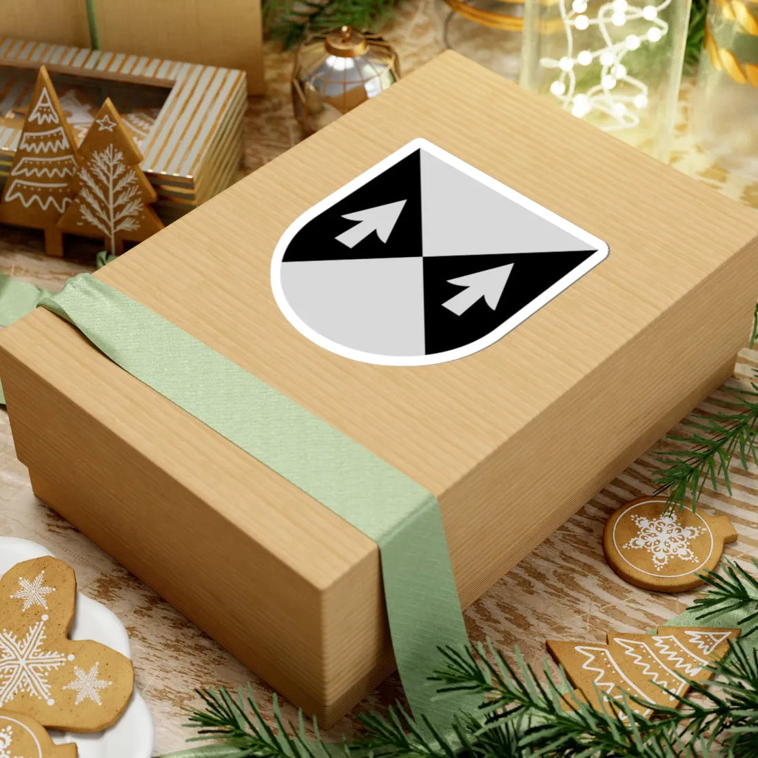 Pihtipudas.vaakuna (Finland) (Coat of Arms) STICKER Vinyl Kiss-Cut Decal - The Sticker Space