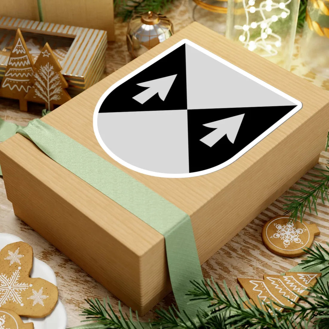 Pihtipudas.vaakuna (Finland) (Coat of Arms) STICKER Vinyl Kiss-Cut Decal - The Sticker Space