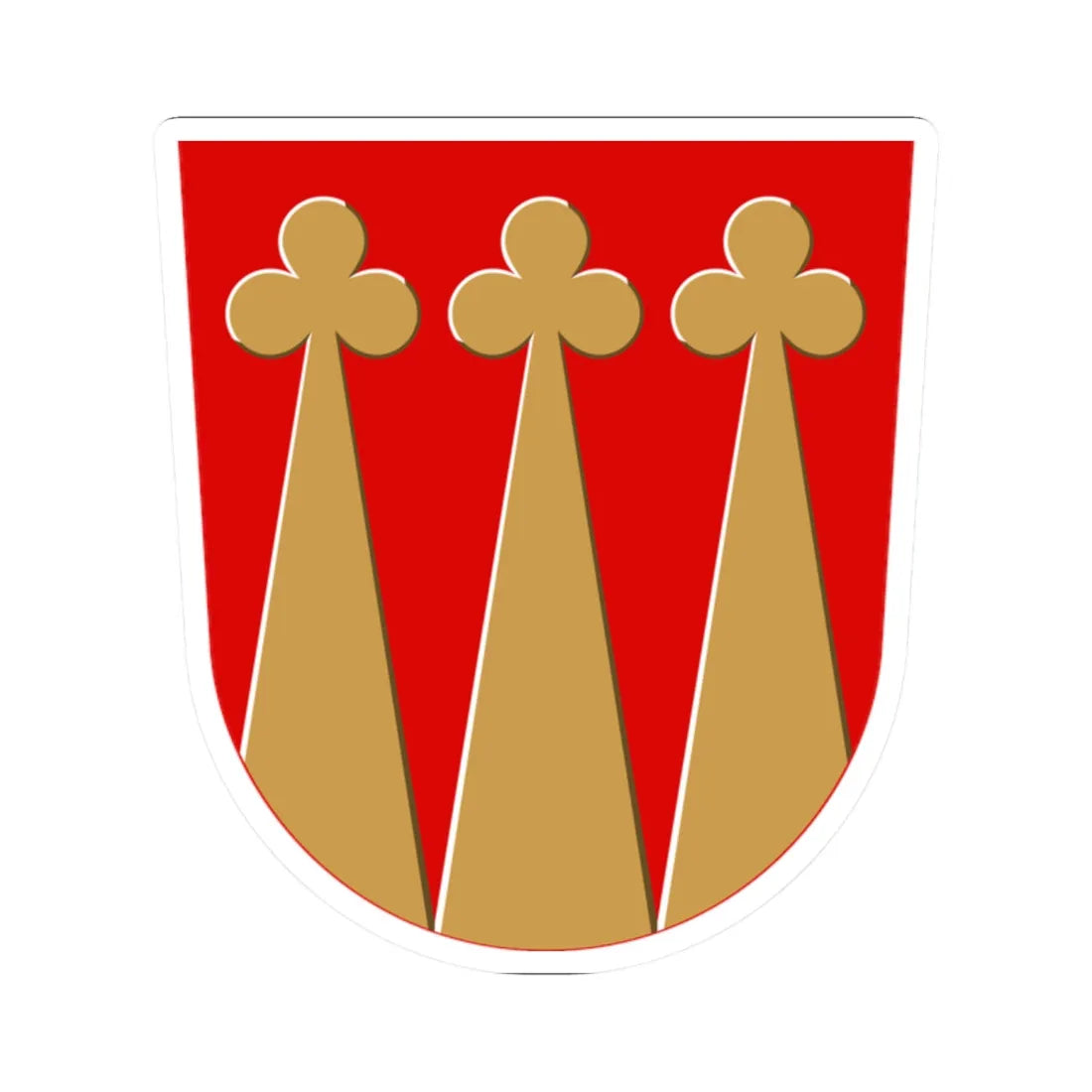 Piikkiö.vaakuna (Finland) (Coat of Arms) STICKER Vinyl Kiss-Cut Decal 2 Inch White - The Sticker Space