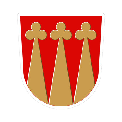 Piikkiö.vaakuna (Finland) (Coat of Arms) STICKER Vinyl Kiss-Cut Decal 3 Inch White - The Sticker Space