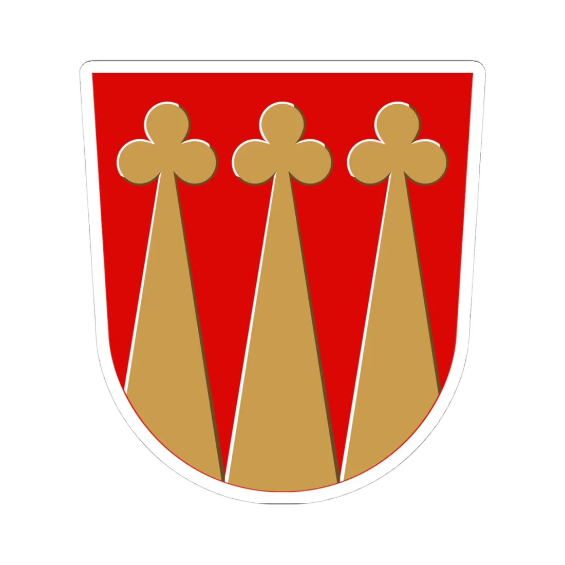 Piikkiö.vaakuna (Finland) (Coat of Arms) STICKER Vinyl Kiss-Cut Decal 4 Inch White - The Sticker Space