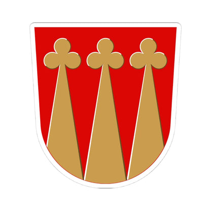 Piikkiö.vaakuna (Finland) (Coat of Arms) STICKER Vinyl Kiss-Cut Decal 4 Inch White - The Sticker Space