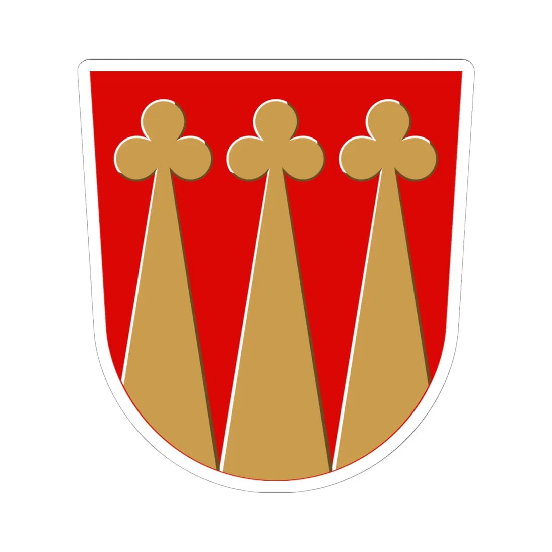 Piikkiö.vaakuna (Finland) (Coat of Arms) STICKER Vinyl Kiss-Cut Decal 6 Inch White - The Sticker Space