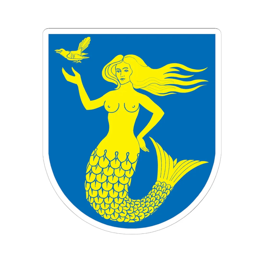 Päijät-Häme.vaakuna (Finland) (Coat of Arms) STICKER Vinyl Kiss-Cut Decal 6 Inch White - The Sticker Space