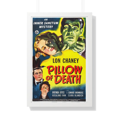 PILLOW OF DEATH 1945 - Framed Movie Poster-20" x 30"-The Sticker Space