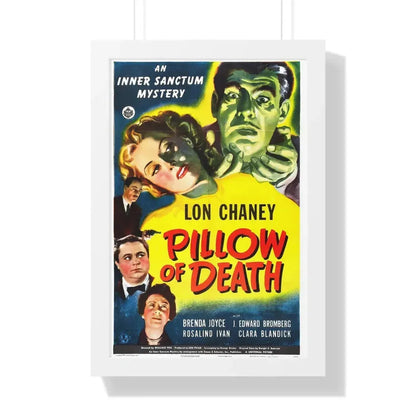 PILLOW OF DEATH 1945 - Framed Movie Poster - The Sticker Space