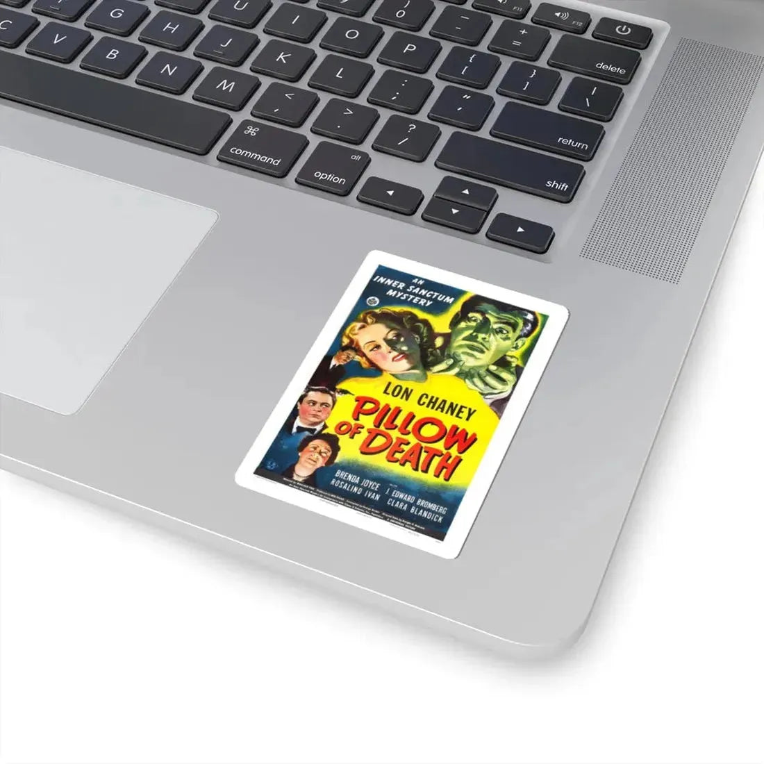 PILLOW OF DEATH 1945 Movie Poster - STICKER Vinyl Kiss-Cut Decal - The Sticker Space