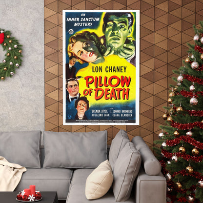 PILLOW OF DEATH 1945 - Paper Movie Poster-The Sticker Space