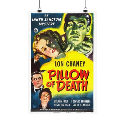 PILLOW OF DEATH 1945 - Paper Movie Poster - The Sticker Space