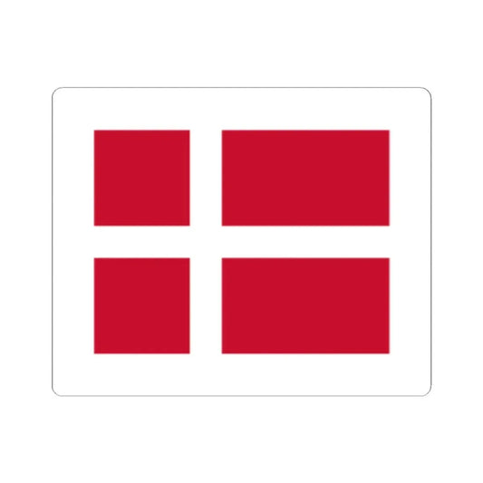 Pilot flag of Denmark (Denmark) STICKER Vinyl Kiss-Cut Decal 2 Inch White - The Sticker Space
