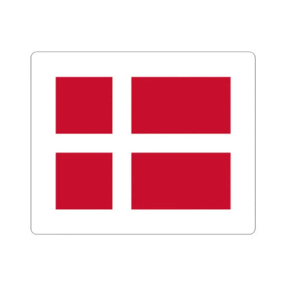 Pilot flag of Denmark (Denmark) STICKER Vinyl Kiss-Cut Decal 3 Inch White - The Sticker Space