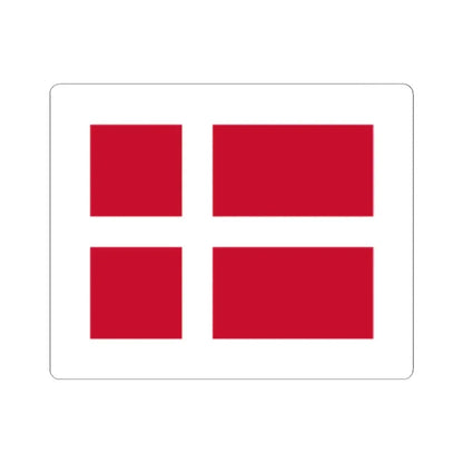 Pilot flag of Denmark (Denmark) STICKER Vinyl Kiss-Cut Decal 6 Inch White - The Sticker Space