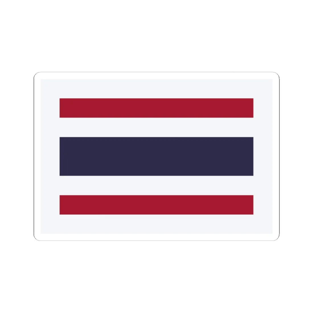 Pilot Flag of Thailand (Thailand) STICKER Vinyl Kiss-Cut Decal 6 Inch White - The Sticker Space