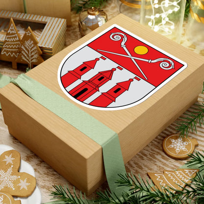 Piltene COA (Latvia) (Coat of Arms) STICKER Vinyl Kiss-Cut Decal - The Sticker Space