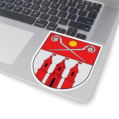 Piltene COA (Latvia) (Coat of Arms) STICKER Vinyl Kiss-Cut Decal - The Sticker Space