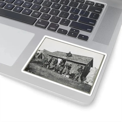 Pine Cottage , Civil War Soldiers Winter Quarters (U.S. Civil War) STICKER Vinyl Kiss-Cut Decal - The Sticker Space