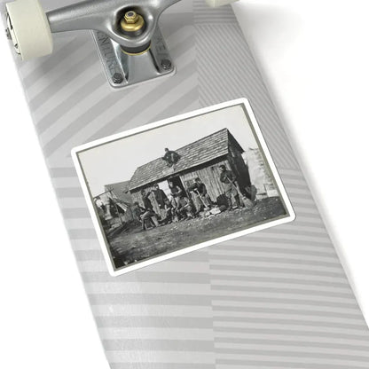 Pine Cottage , Civil War Soldiers Winter Quarters (U.S. Civil War) STICKER Vinyl Kiss-Cut Decal - The Sticker Space