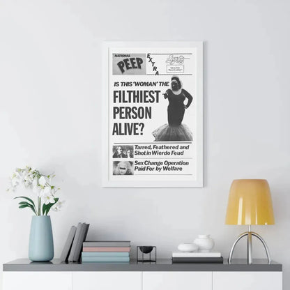 PINK FLAMINGOS (TEASER) 1972 - Framed Movie Poster - The Sticker Space