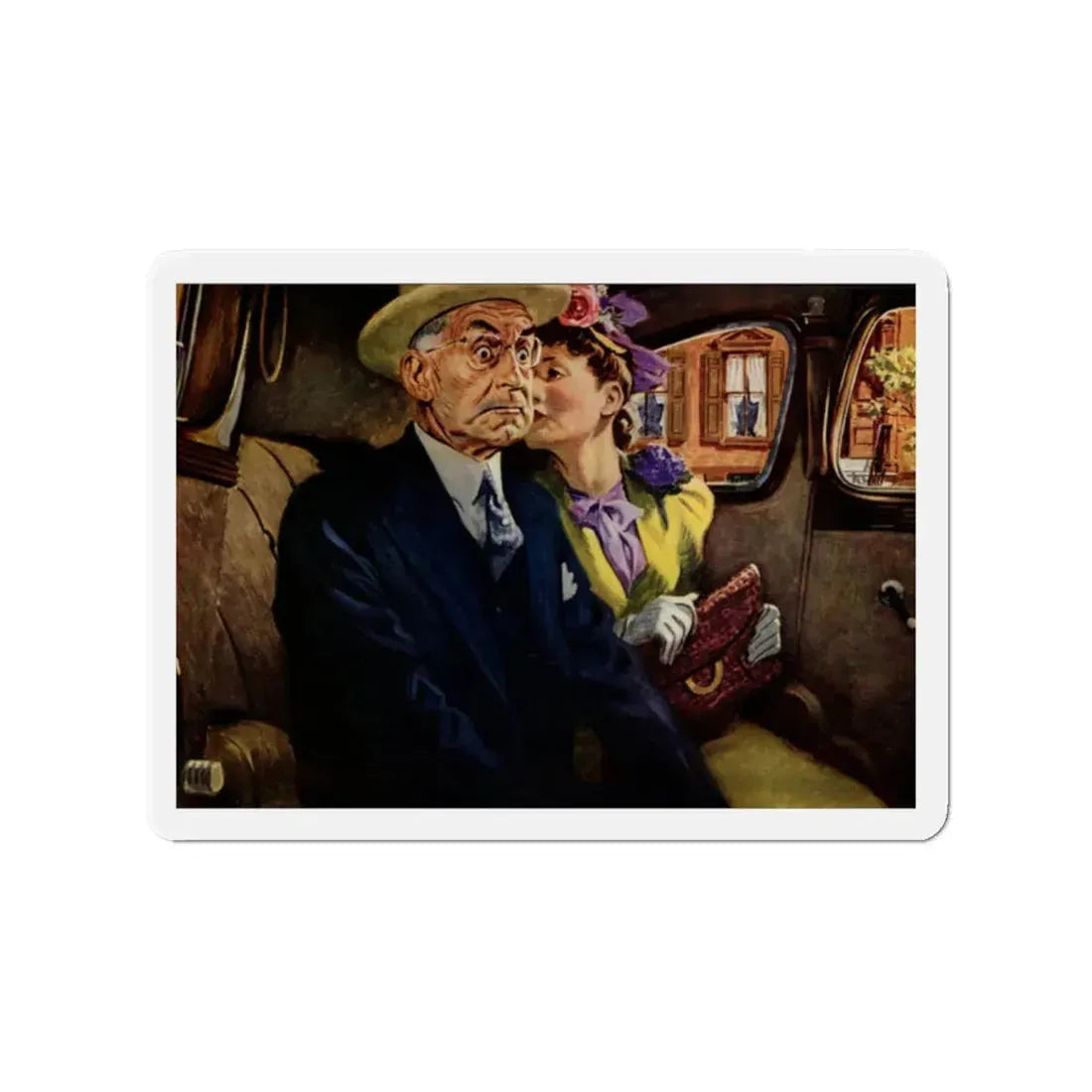 Pinky, 1946 (Magazine Illustration) Refrigerator Magnet - The Sticker Space