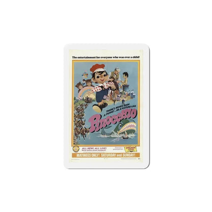 Pinocchio 1969 Movie Poster Refrigerator Magnet 6 Inch - The Sticker Space