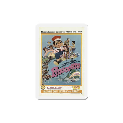 Pinocchio 1969 Movie Poster Refrigerator Magnet - The Sticker Space