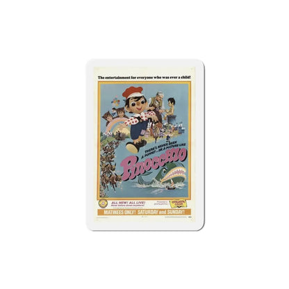 Pinocchio 1969 Movie Poster Refrigerator Magnet - The Sticker Space
