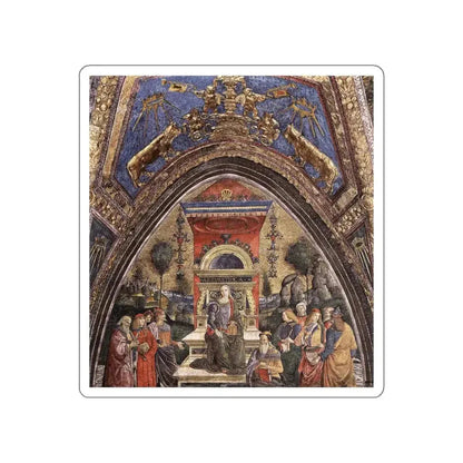 PINTURICCHIO -vatican- The Arithmetic (Artwork) STICKER Vinyl Die-Cut Decal White Die-Cut 6 Inch - The Sticker Space