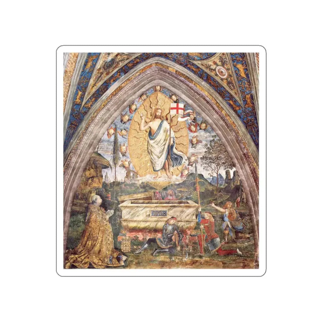 PINTURICCHIO -vatican- The Resurrection (Artwork) STICKER Vinyl Die-Cut Decal - The Sticker Space