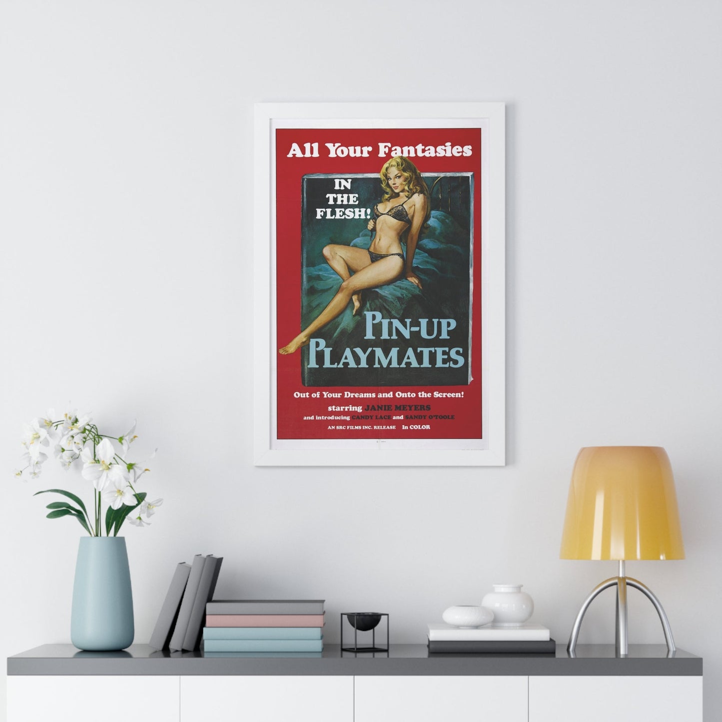 PINUP-PLAYMATES 1972 - Framed Movie Poster-The Sticker Space