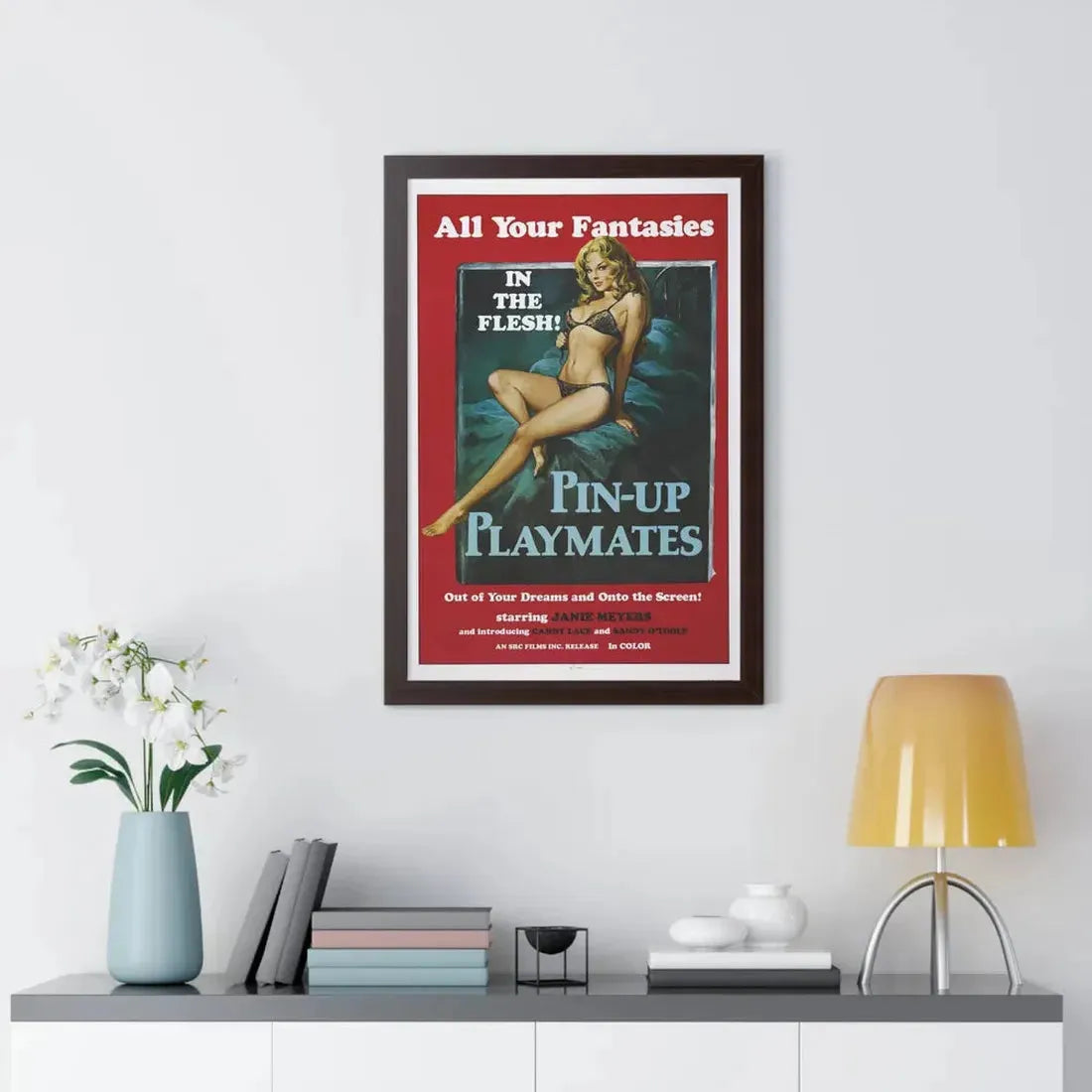 PINUP-PLAYMATES 1972 - Framed Movie Poster - The Sticker Space