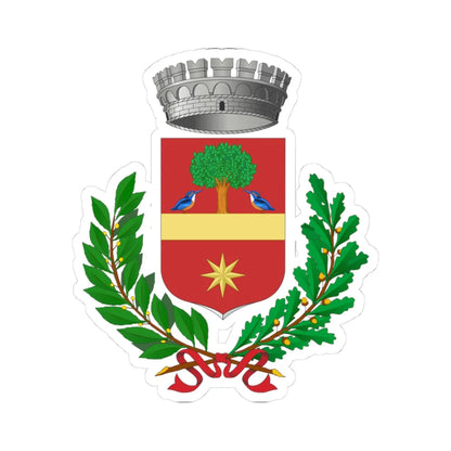 Piombino Dese-Stemma (Italy) (Coat of Arms) STICKER Vinyl Kiss-Cut Decal 3 Inch White - The Sticker Space
