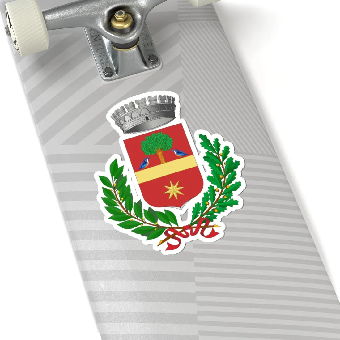 Piombino Dese-Stemma (Italy) (Coat of Arms) STICKER Vinyl Kiss-Cut Decal - The Sticker Space