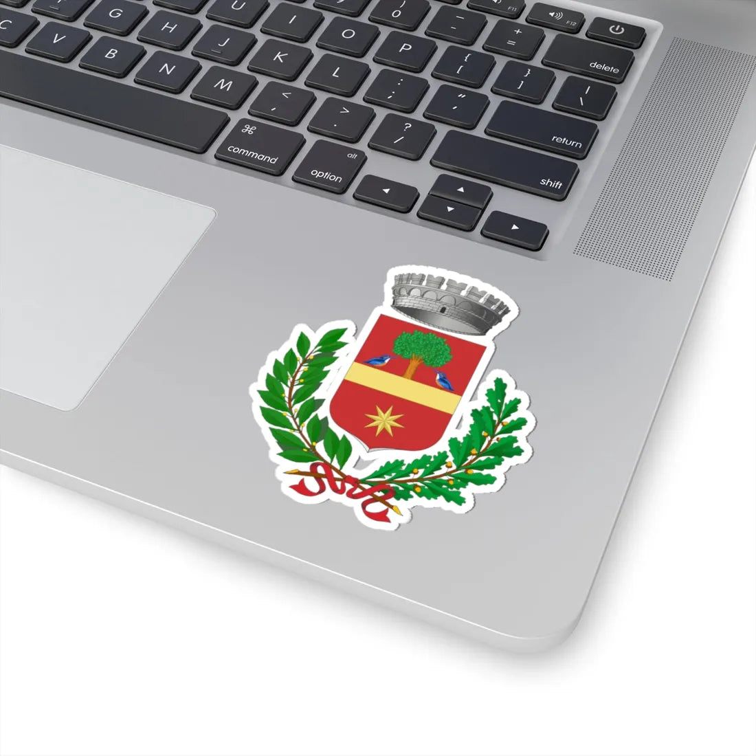 Piombino Dese-Stemma (Italy) (Coat of Arms) STICKER Vinyl Kiss-Cut Decal - The Sticker Space